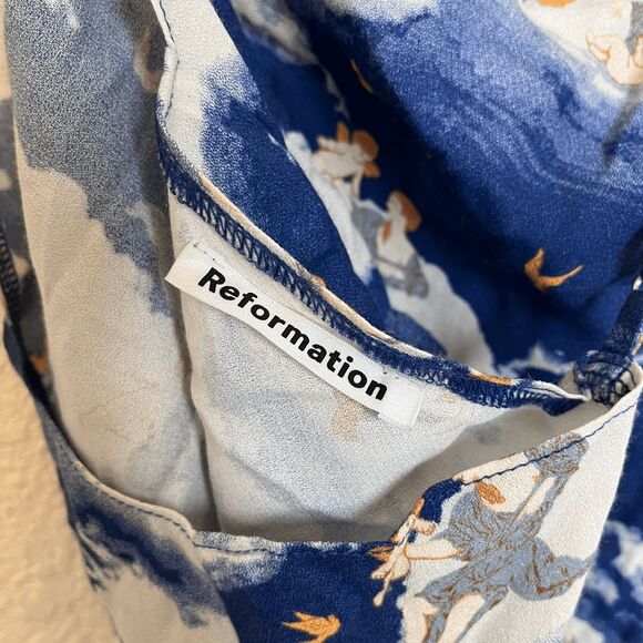 Reformation Heaven Amanda Sleeveless Strappy Tank Top Women's Size Medium - Picture 5 of 6